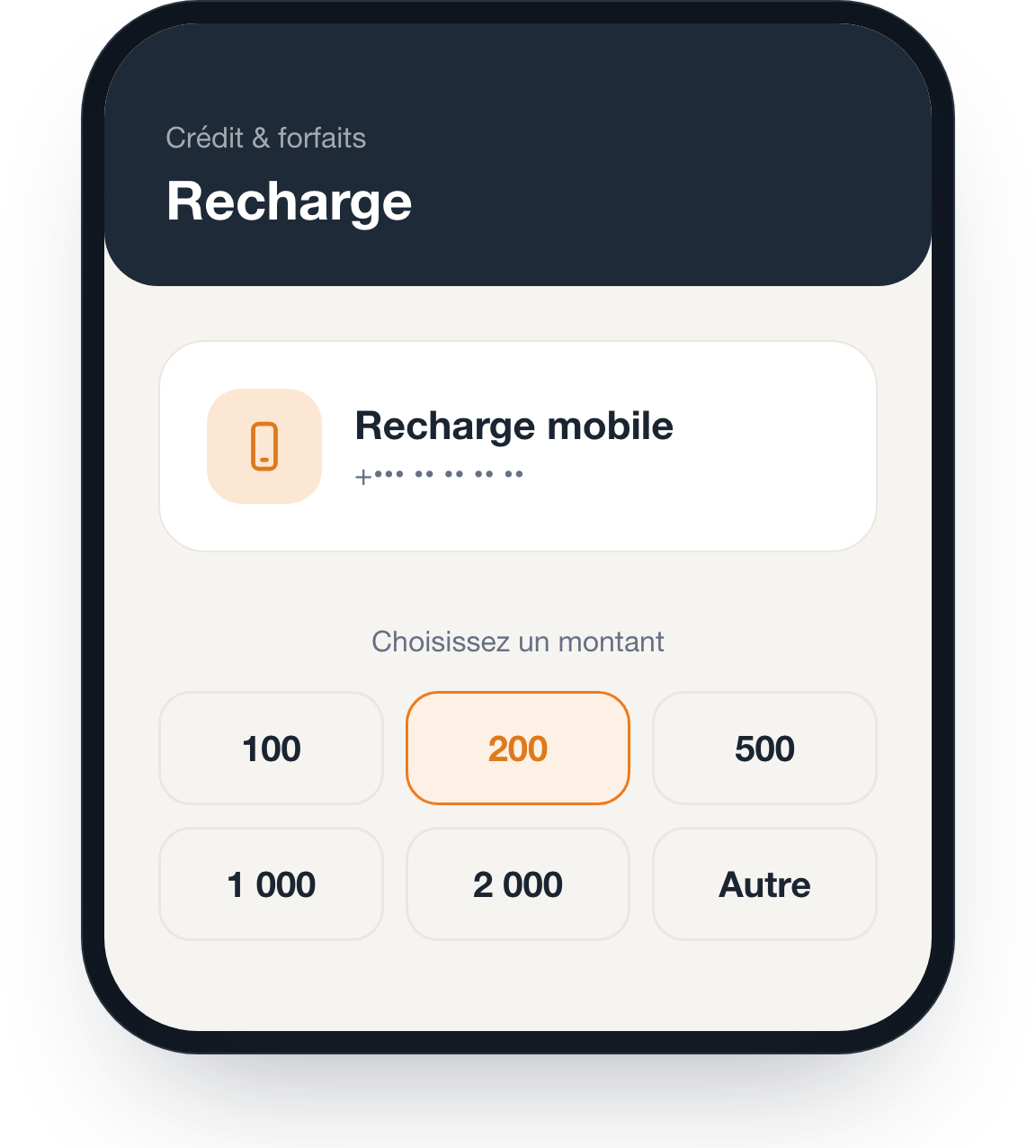 Recharger le téléphone